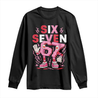 67 Valentines Long Sleeve Shirt Funny Six Seven Brainrot Meme
