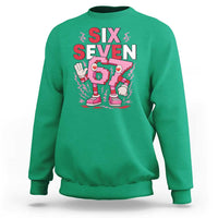 67 Valentines Sweatshirt Funny Six Seven Brainrot Meme
