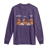 Funny Easter Bunny Long Sleeve Shirt Where Did You Guys Go Chocolate