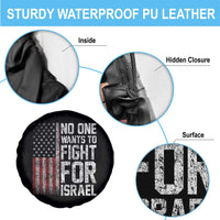 No One Wants To Fight For Israel Spare Tire Cover Vintage American Flag Anti War Freedom First