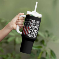 No One Wants To Fight For Israel Tumbler With Handle Vintage American Flag Anti War Freedom First