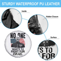 No One Wants To Fight For Israel Spare Tire Cover Marine Veteran American Freedom