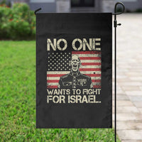 No One Wants To Fight For Israel Garden Flag America First Anti War Marine Veteran