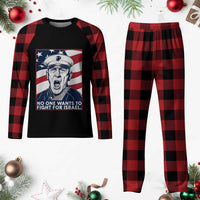 No One Wants To Fight For Israel Plaid Pajama Set US Marine Veteran Anti War