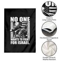 No One Wants To Fight For Israel Garden Flag US Marine Veteran Anti War America First