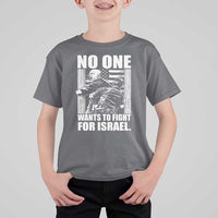 No One Wants To Fight For Israel T Shirt For Kid US Marine Veteran Anti War America First