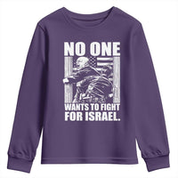 No One Wants To Fight For Israel Youth Sweatshirt US Marine Veteran Anti War America First