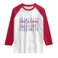 Carl's a Mess Raglan Shirt Viral Sarcastic Reality TV