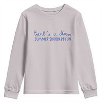 Summer Should be Fun Youth Sweatshirt Funny Reality TV Carl's a Mess Meme