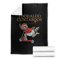 Toodaloo Cuntaroos Throw Blanket Funny Sarcastic Raccoon Inappropriate Meme