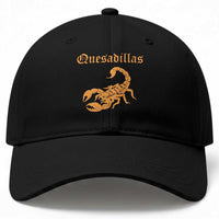 Quesadillas Scorpion Baseball Cap Burnt Orange Southwestern