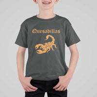 Quesadillas Scorpion T Shirt For Kid Burnt Orange Southwestern
