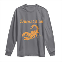 Quesadillas Scorpion Long Sleeve Shirt Burnt Orange Southwestern