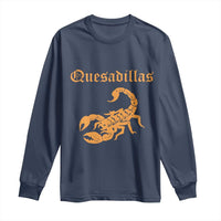Quesadillas Scorpion Long Sleeve Shirt Burnt Orange Southwestern