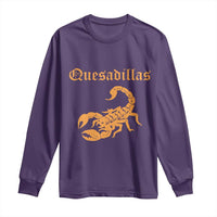 Quesadillas Scorpion Long Sleeve Shirt Burnt Orange Southwestern