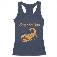 Quesadillas Scorpion Racerback Tank Top Burnt Orange Southwestern