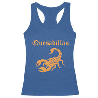Quesadillas Scorpion Racerback Tank Top Burnt Orange Southwestern