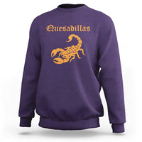 Quesadillas Scorpion Sweatshirt Burnt Orange Southwestern
