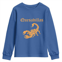 Quesadillas Scorpion Youth Sweatshirt Burnt Orange Southwestern