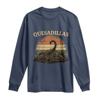Quesadillas Scorpion Long Sleeve Shirt Southwestern Desert Food