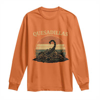 Quesadillas Scorpion Long Sleeve Shirt Southwestern Desert Food