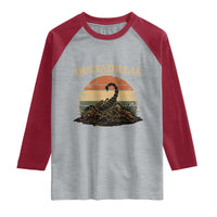 Quesadillas Scorpion Raglan Shirt Southwestern Desert Food