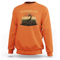 Quesadillas Scorpion Sweatshirt Southwestern Desert Food