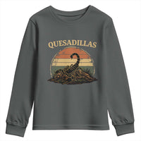 Quesadillas Scorpion Youth Sweatshirt Southwestern Desert Food