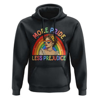 More Pride Less Prejudice Hoodie Pride Month LGBTQ Gay Lesbian
