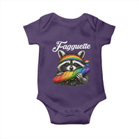Faguette LGBTQ Baby Onesie Funny Pride Raccoon Rainbow