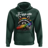 Faguette LGBTQ Hoodie Funny Pride Raccoon Rainbow