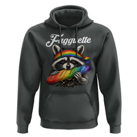 Faguette LGBTQ Hoodie Funny Pride Raccoon Rainbow