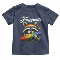 Faguette LGBTQ Toddler T Shirt Funny Pride Raccoon Rainbow