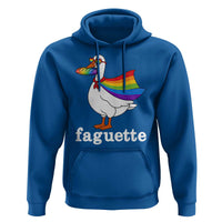 Faguette LGBTQ Hoodie Funny Pride Goose Rainbow