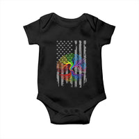 Tree of Life Rainbow LGBTQ Pride Baby Onesie American Flag Gift