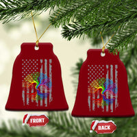 Tree of Life Rainbow LGBTQ Pride Ceramic Ornament American Flag Gift