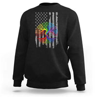 Tree of Life Rainbow LGBTQ Pride Sweatshirt American Flag Gift