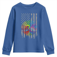 Tree of Life Rainbow LGBTQ Pride Youth Sweatshirt American Flag Gift