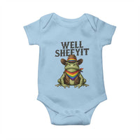 Pride Frog LGBT Rainbow Baby Onesie Well Sheeyit Country Western