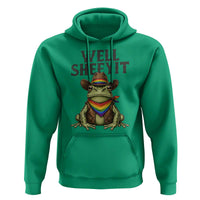 Pride Frog LGBT Rainbow Hoodie Well Sheeyit Country Western