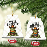 Pride Frog LGBT Rainbow Ceramic Ornament Well Sheeyit Country Western