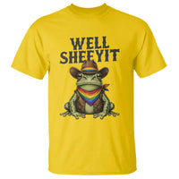 Pride Frog LGBT Rainbow T Shirt Well Sheeyit Country Western