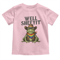 Pride Frog LGBT Rainbow Toddler T Shirt Well Sheeyit Country Western