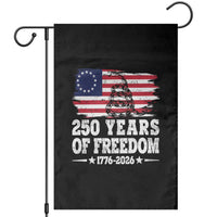 250 Years Of Freedom Garden Flag Gadsden Flag American Patriot US