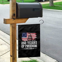 250 Years Of Freedom Garden Flag Gadsden Flag American Patriot US
