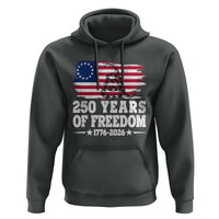 250 Years Of Freedom Hoodie Gadsden Flag American Patriot US