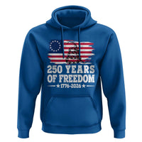 250 Years Of Freedom Hoodie Gadsden Flag American Patriot US