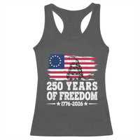 250 Years Of Freedom Racerback Tank Top Gadsden Flag American Patriot US