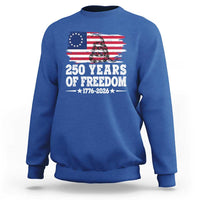 250 Years Of Freedom Sweatshirt Gadsden Flag American Patriot US