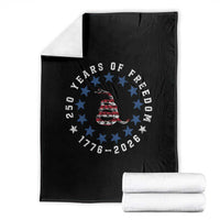 250 Years Of Freedom Throw Blanket Gadsden Betty Ross Flag Ring of Stars American Patriot US